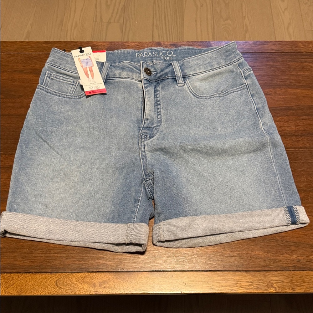 Size 8 Parasuco Women's Blue Denim Shorts